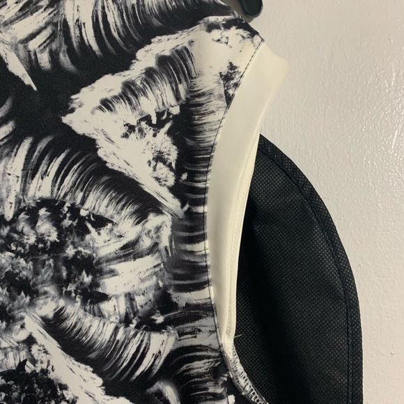 ZARA RETRO BLACK & WHITE DRESS - Picture 4 of 6